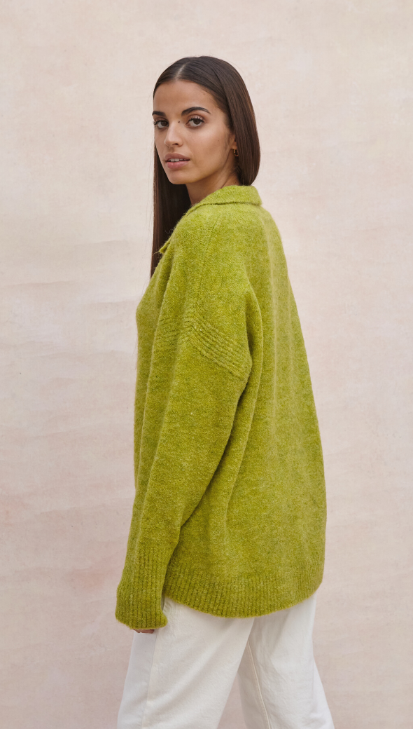 Veronika Sweater - Lime