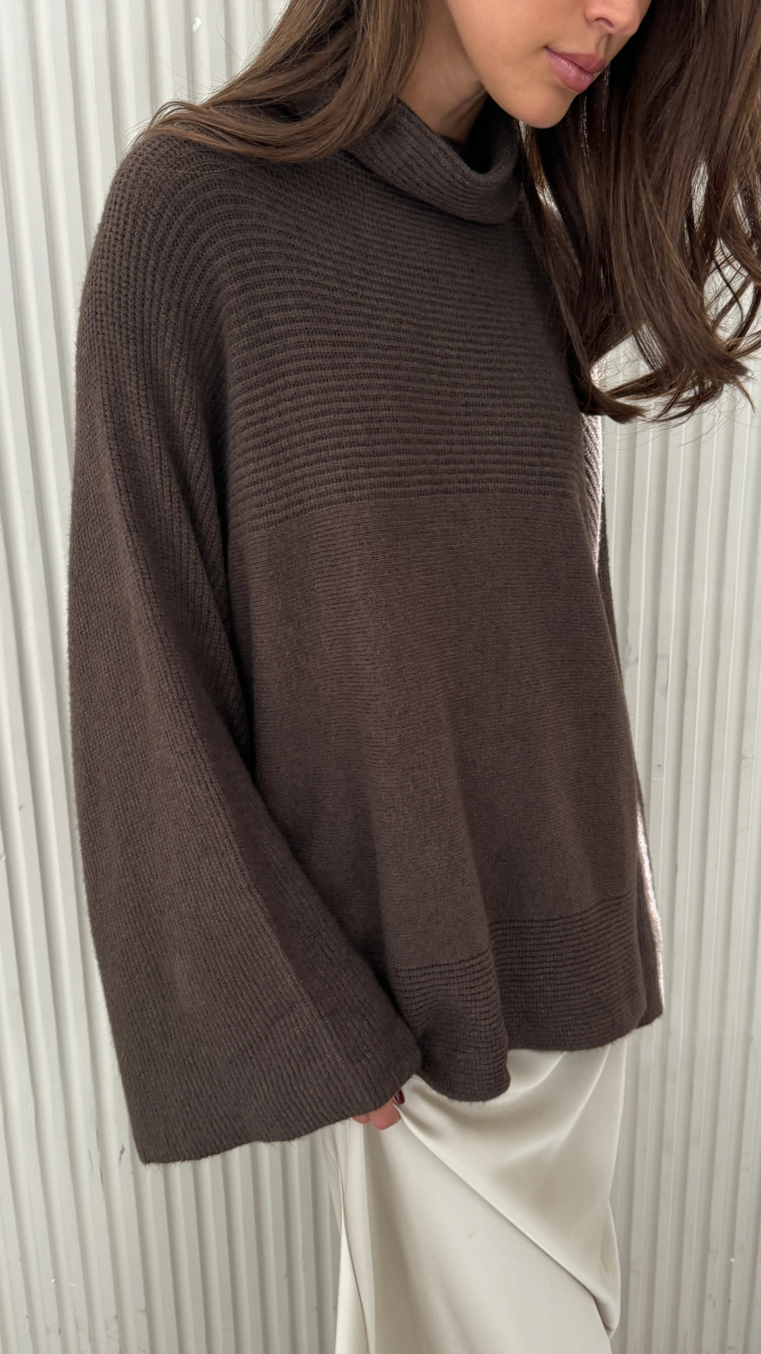 Amelie Sweater - Dark Espresso