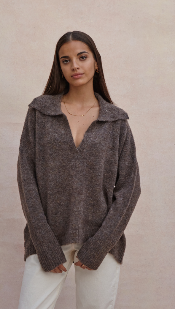 Veronika Sweater - Taupe