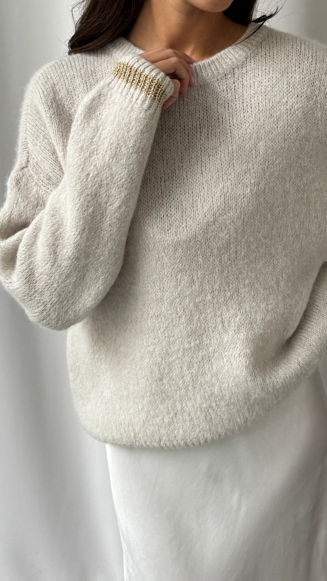 Noelle Sweater - Taupe