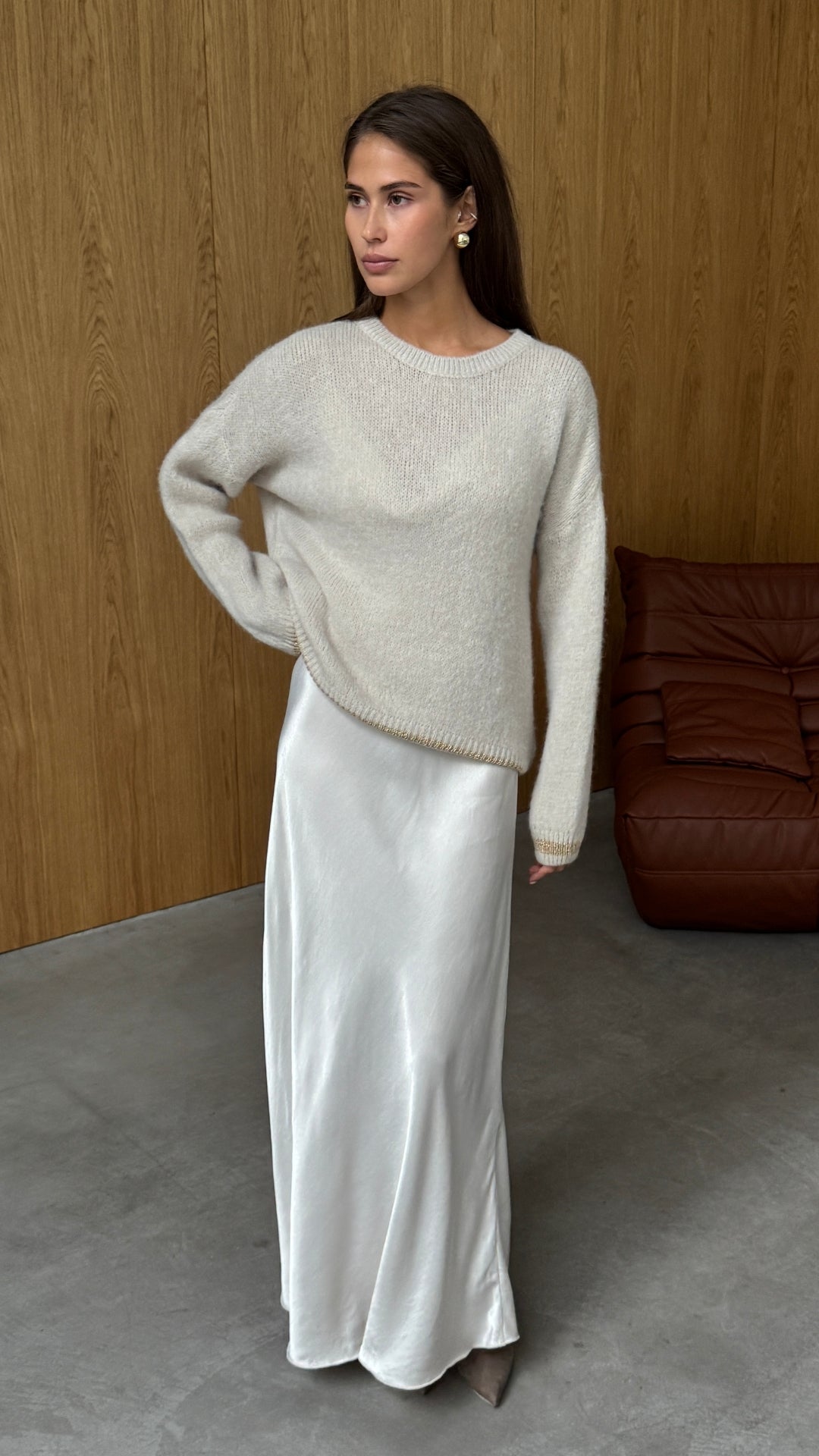 Noelle Sweater - Taupe