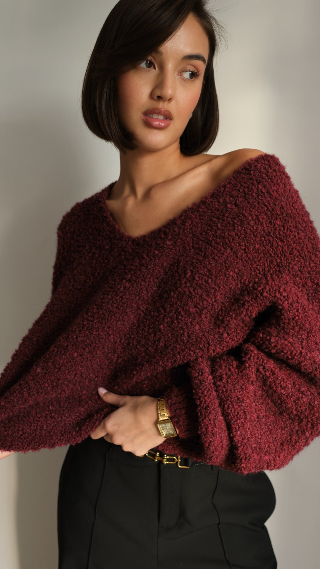 Jenny Sweater - Bordeaux