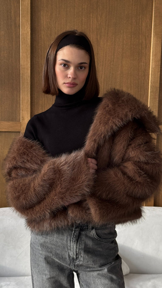 Rihanne Coat - Dark Chocolate