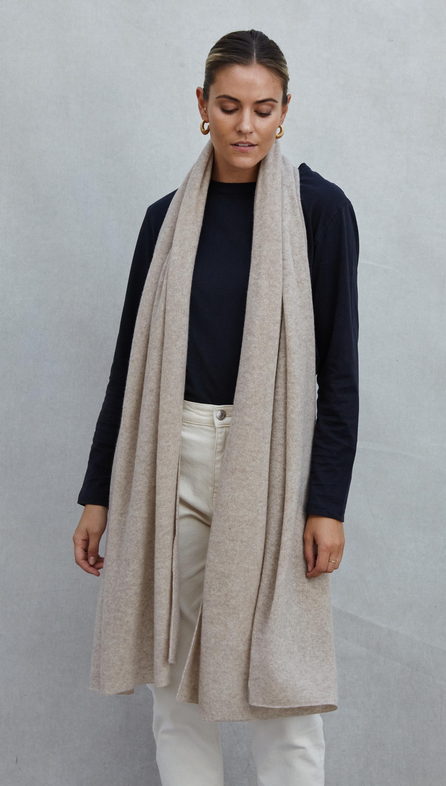 Cashmere Travel Wrap - Oatmeal