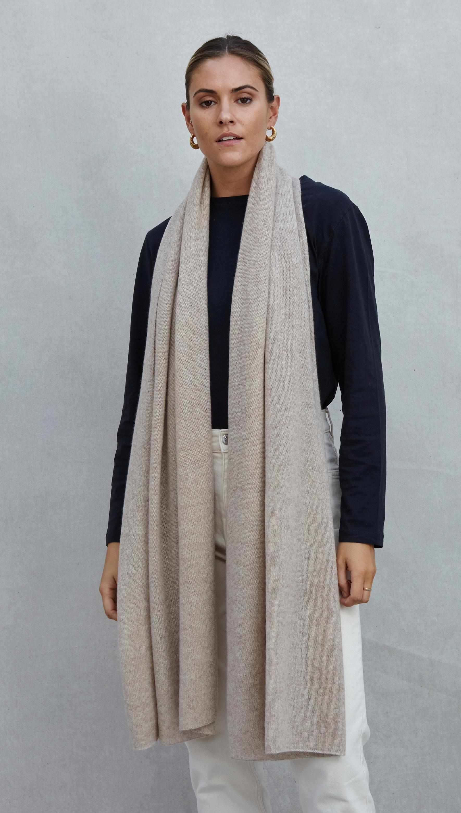 Cashmere Travel Wrap - Oatmeal