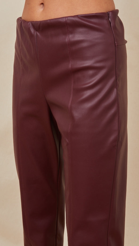 Grace Leggings - Burgundy