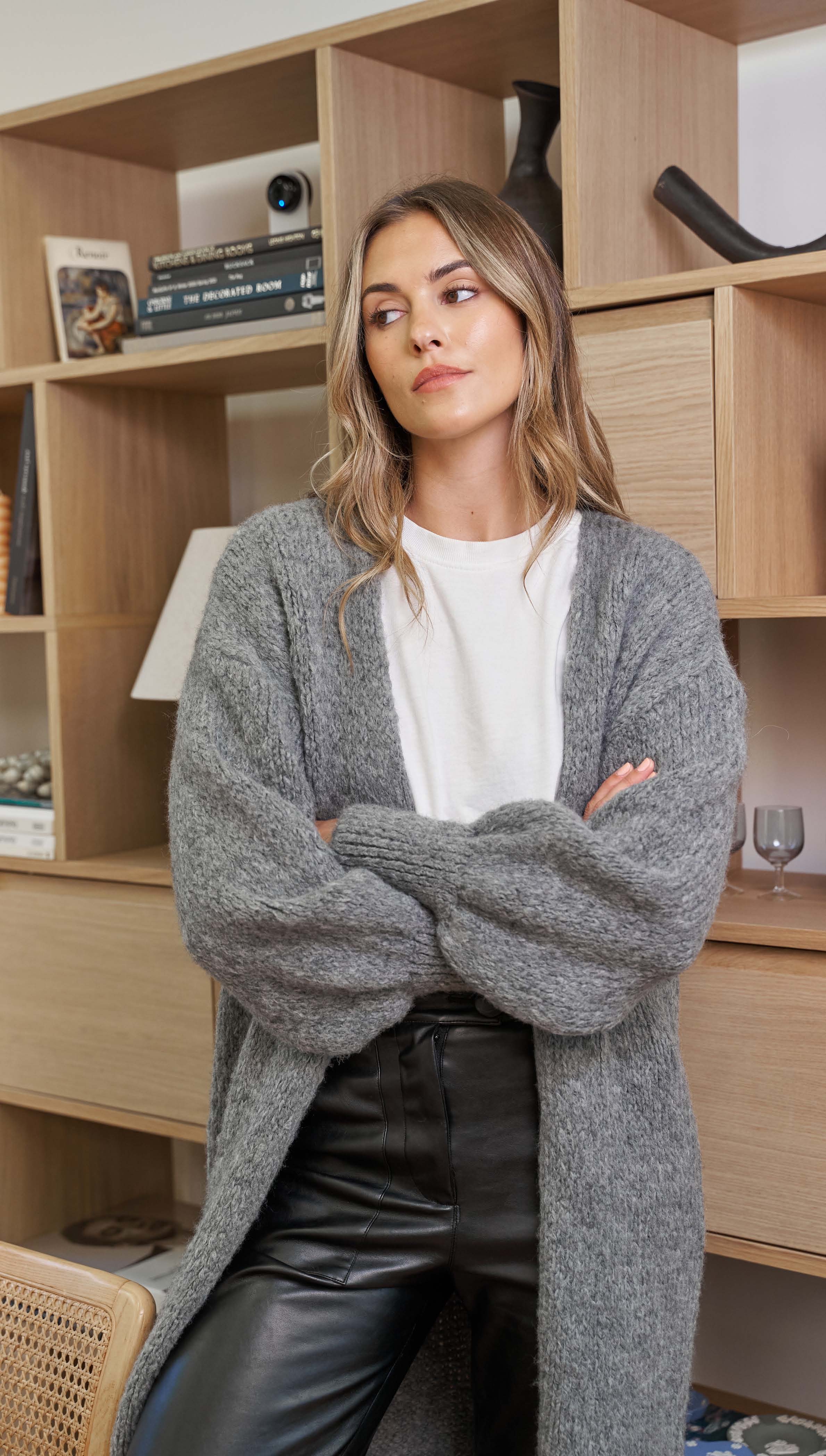 Rosalia Cardigan - Grey