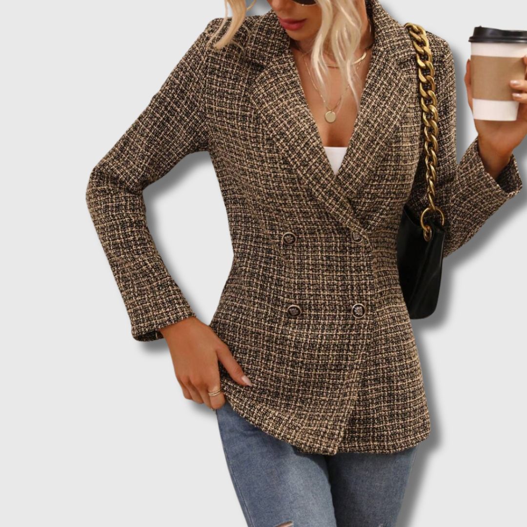 Sabine - Women's Chic Tweed Blazer Limited Edition