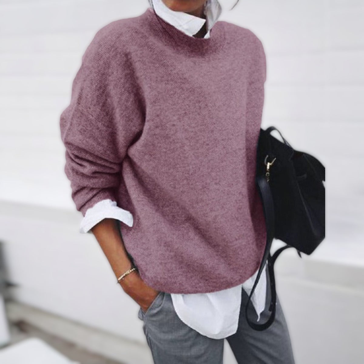 Quinsia Knitted Jumper Sweater
