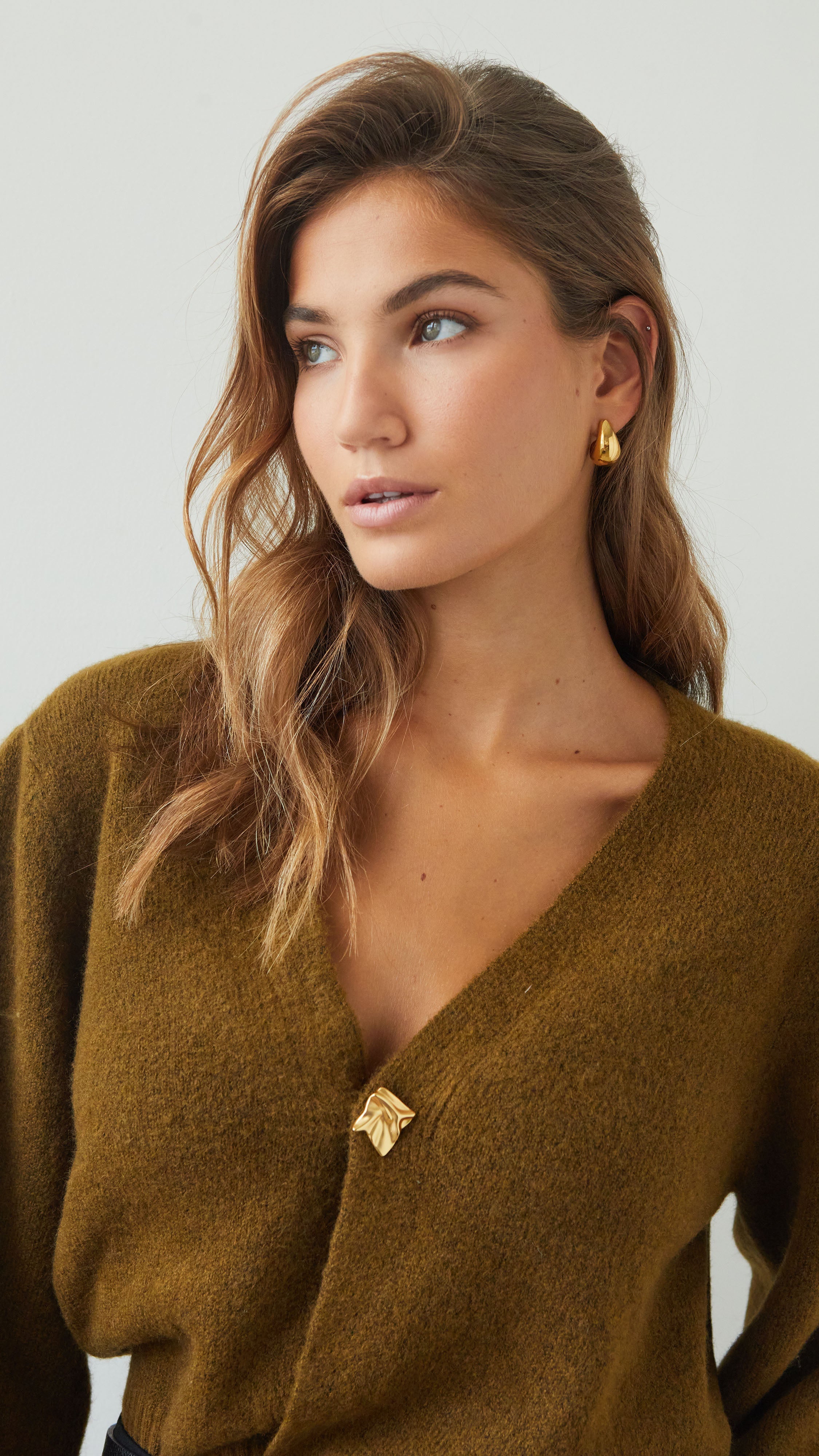 Hollie Cardigan - Khaki