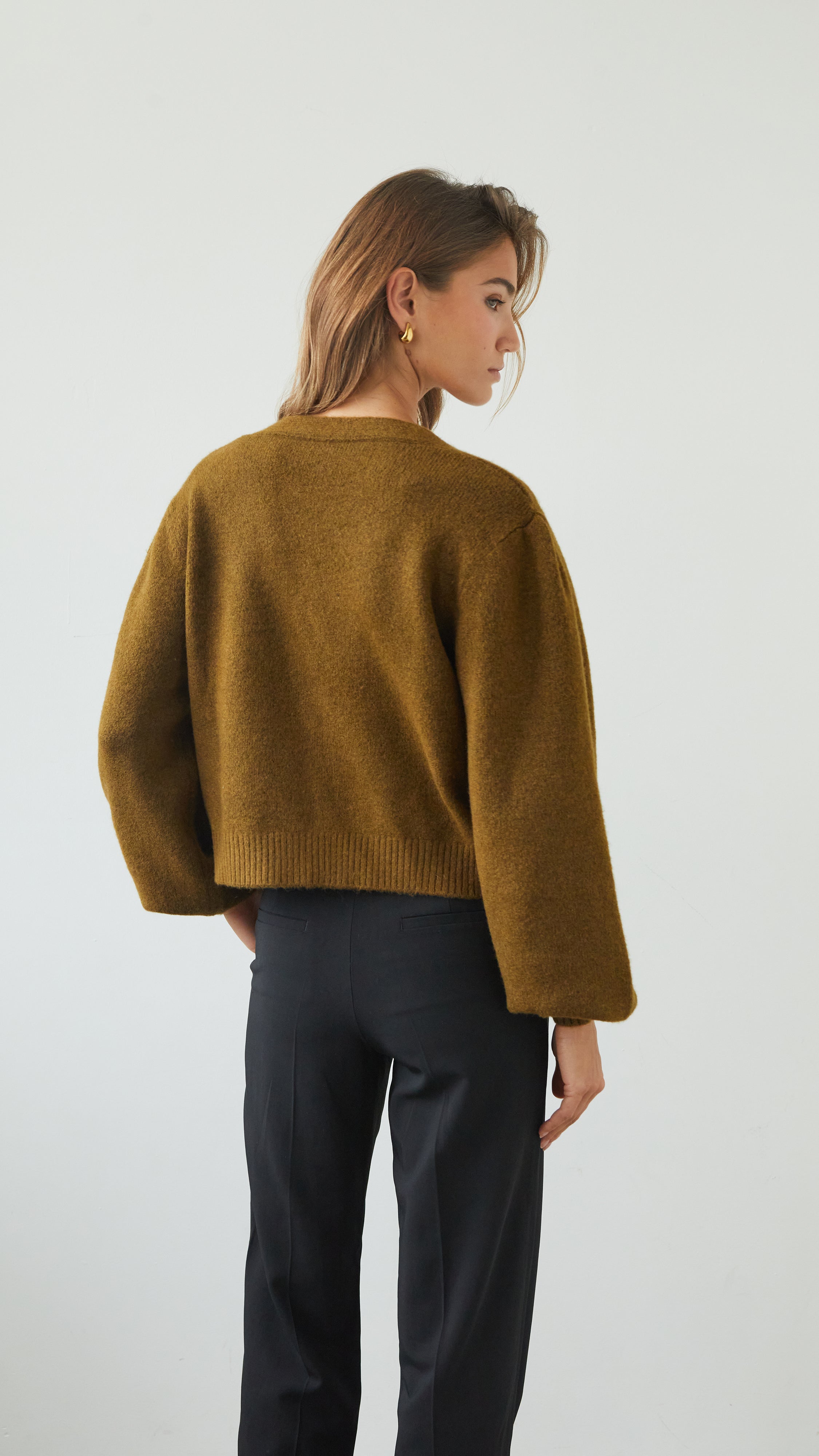 Hollie Cardigan - Khaki